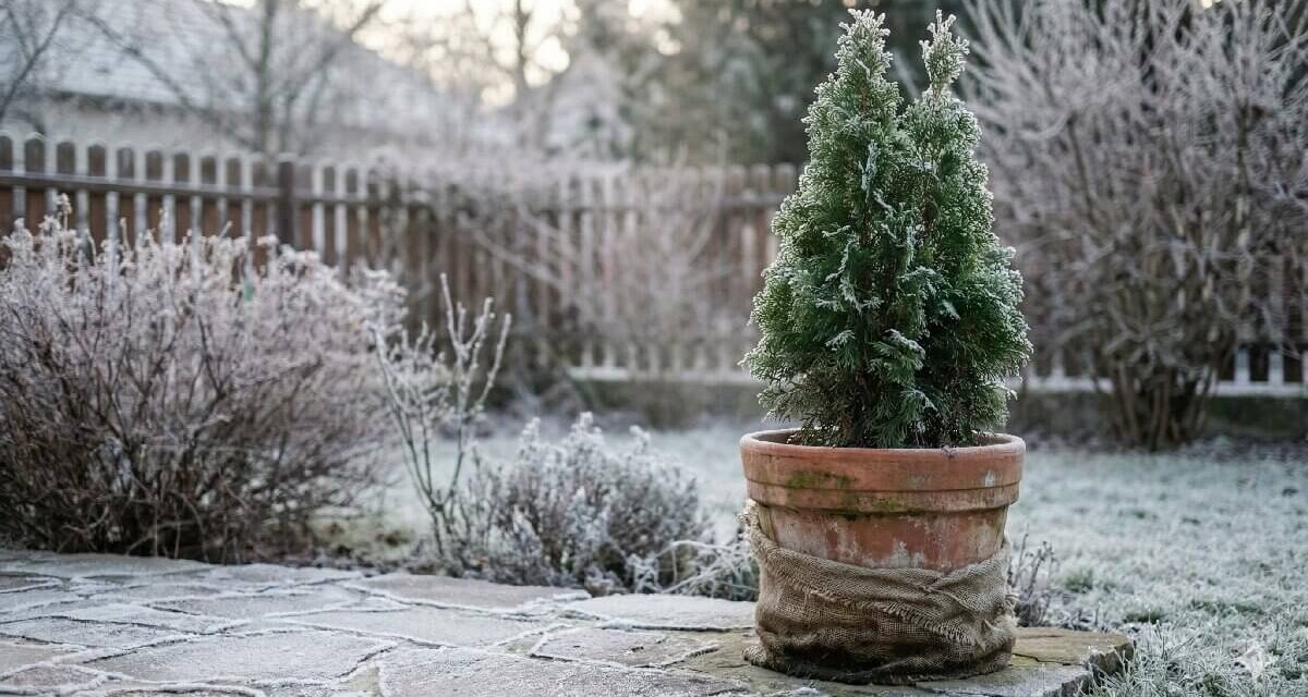 Decemberi fagyvédelem: Cserepes örökzöldek teleltetése